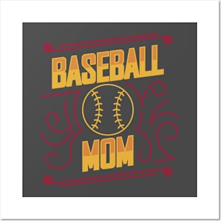 Baseball Mom. Sports theme Posters and Art